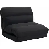 HOMCOM Vloerstoel - Polyester - 70x72x56cm - Zwart