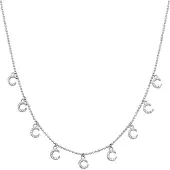 Luxenter Gerhodineerd Briljant Zirkonia Ketting - Sadil