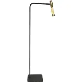 Steinhauer Vloerlamp Alisio 4595ME 1-lichts luxe glas in messing met push dimmer