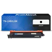 PrintAbout Huismerk vervangt Brother TN-248XLBK Toner Zwart Hoge capaciteit
