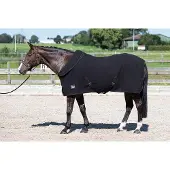 Harry's Horse Zweetdeken Met Oprolbare Nek Zwart - 135/185