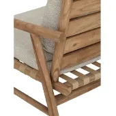 MUST Living Fauteuil Yoko Teakhout - 66x77 cm
