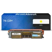 PrintAbout Toner TN-329Y Geel Extra hoge capaciteit geschikt voor Brother