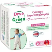 Love & Green Hypoallergene Luierbroekjes 32 Broekjes Maat 4 (8-15 kg)