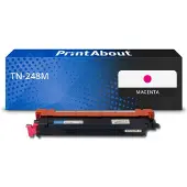 PrintAbout Huismerk vervangt Brother TN-248M Toner Magenta