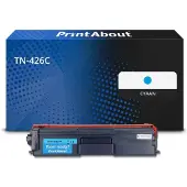 PrintAbout Toner TN-426C Cyaan Extra hoge capaciteit geschikt voor Brother