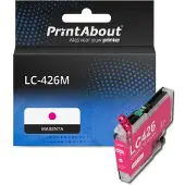 PrintAbout Inktcartridge LC-426M Magenta geschikt voor Brother