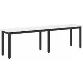 vidaXL Bank Wit 160 x 35 x 45 cm Massief grenenhout