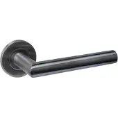 Intersteel deurkruk Q 01 op rozet verdekt ø52x6mm - PVD antraciet