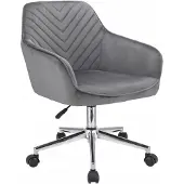 Jumi NAPOLI grijze fauteuil op zilveren voet