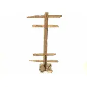 Varios Kleerhanger teakhout H130 - Modern - uniek product - handgemaakt