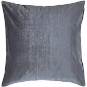 Homescapes fluwelen kussenhoes donkergrijs 45 x 45 cm