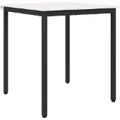 vidaXL Eettafel Wit 70 x 70 x 75 cm Massief grenenhout