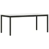 Syfax Eettafel Wit 180 x 90 x 75 cm Massief grenenhout