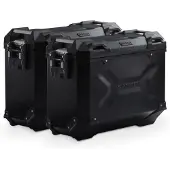 SW-Motech TRAX ADV aluminium behuizingssysteem - Zwart. 37/37 l. Suzuki DR-Z4S / SM (25-).