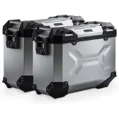 SW-Motech TRAX ADV aluminium kastsysteem - Zilver. 37/37 l. BMW F 900 R / XR (19-24).