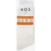 Heroes on Socks witte sokken met strepen