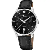 Lotus Zwarte 18402/J Herenhorloge