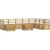vidaXL Sofa-Sets Massief Acacia Hout