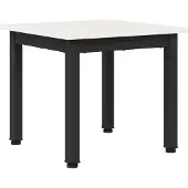 vidaXL Salontafel Wit 40 x 40 x 36 cm Massief grenenhout