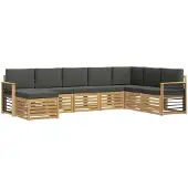 Syfax Buiten bankenset 8 pcs Wit en antracietkleurig