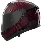 Nolan X-904 UC LIQUIDO ROOD Integraalhelm Koolstof/Rood S zwart