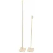 Loft42 Vloerkandelaar Set Eve vierkant - Beige metaal