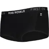 Mons Royale - Women's Sylvia Boyleg - Merino-ondergoed M, zwart