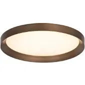 Steinhauer Plafondlamp Flady 3686BR bronzen LED lamp Ø50 cm met uplight