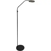Steinhauer Exclusive - vloerlamp - Soleil2 - zwart - kunststof metaal - design lamp - LED - 4389ZW
