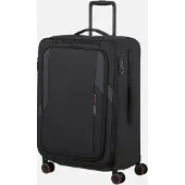 Samsonite Glazed Spinner 67 cm - Uitbreidbaar 83/94 liter - 67x44x30/33 cm - black