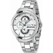 Maserati R8873619004 Ingegno Chronograaf herenhorloge met witte wijzerplaat