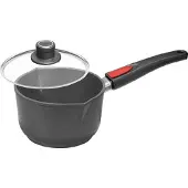 Woll Induction LINE Sauspann 1118ILL, pannetje inclusief deksel, gietijzer/gegoten aluminium, diameter 18 cm, geschikt voor inductiekookplaten, antiaanbaklaag