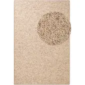 Home Collection Vloerkleed Wool - Beige 60 x 90 cm