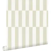 ESTAhome behang strepen lichtgroen - 50 x 900 cm - 132234