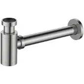 Regn Fonteinsifon - Geborsteld Nikkel PVD - Messing - 8720254161228 - Wastafels, Sifons