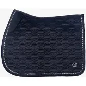 PS of Sweden FW'24 Velvet Monogram Dekje Black - Springen Cob