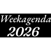 Famanu – Kalender 2026 A5 boekagenda weekoverzicht meertalig blauw