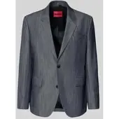 HUGO modern fit colbert van mix van scheerwol en linnen model 'KARLO243X'