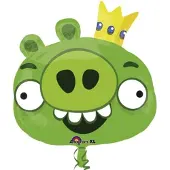 Anagram Folieballon Angry Birds King FROG Pig MAD Amscan International Super/Shape