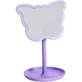 Home & Styling Spiegel met verlichting - Vlinder - Paars