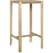 vidaXL Bartafel 60x60x110 cm geïmpregneerd grenenhout