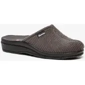 Blenzo heren pantoffels ribstof grijs maat 43