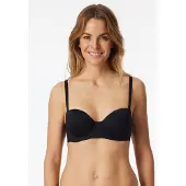 Schiesser BH ' Bandeau mit Schale - Unique Micro ' zwart
