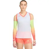 Adidas Sporttop 'Quickset' abrikoos / wit