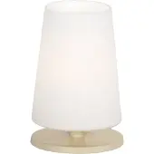 Steinhauer Tafellamp Ancilla, crème / amber, Woon-/ Eetkamer, metaal, Tafellamp