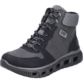 Rieker Boots 'Stiefelette Damen M6023 45 Leder-Mix in schwarz' zwart
