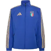 Adidas Trainingsjack 'Italien Anthem' beige / blauw