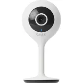 Calex Smart Mini Indoor IP-camera, WLAN-bewakingscamera, 1080P Full HD met nachtzicht, WiFi-camera, tweewegs audio, uitbreidbaar geheugen via microSD-kaart of cloud