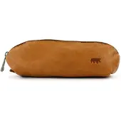 Bear design Leren Make Up / Pen Etui Tomas Taupe